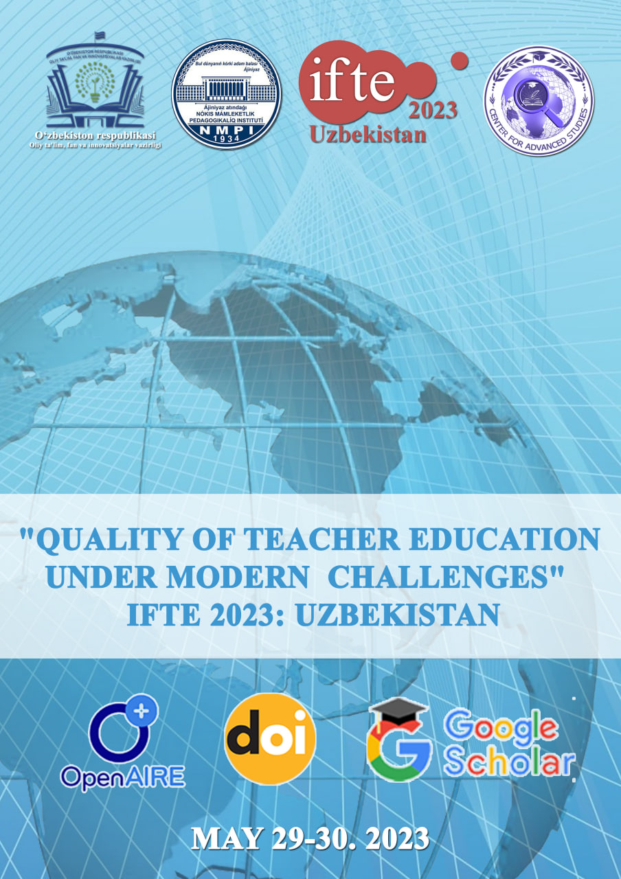 					View Vol. 1 No. 1 (2023): QUALITY OF TEACHER EDUCATION UNDER MODERN CHALLENGES
				